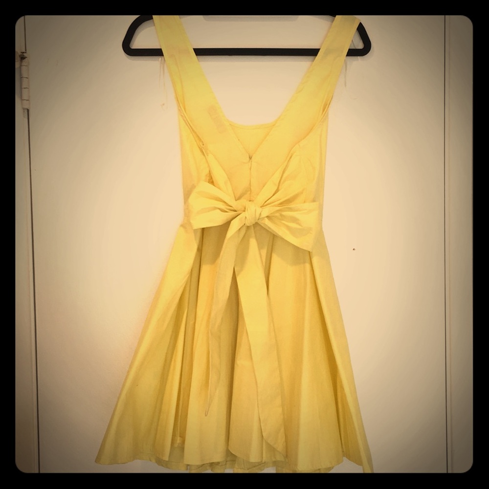 Yellow sun dress